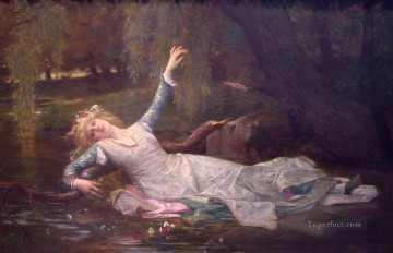  victoriana Pintura Art%c3%adstica - Ophelia Henrietta Rae mujer pintora victoriana